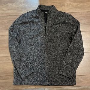Mens 3/4 zip up fleece shirt